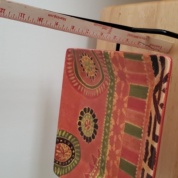 Rio 10" Square Aztec Print Plate - Picture 5 of 7